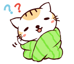 Towel Cat sticker #2867013