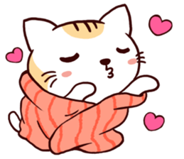 Towel Cat sticker #2867019