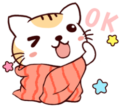 Towel Cat sticker #2867023