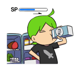Green Boy Gamer sticker #2867268