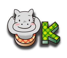 Hippopotamus to fly out into the world sticker #2867889