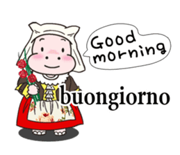 Hippopotamus to fly out into the world sticker #2867899