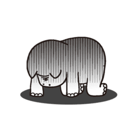 Hippopotamus to fly out into the world sticker #2867919