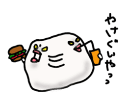 Annoying marshmallow. sticker #2868315