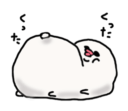 Annoying marshmallow. sticker #2868316