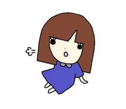 I am a ordinary girl sticker #2868604