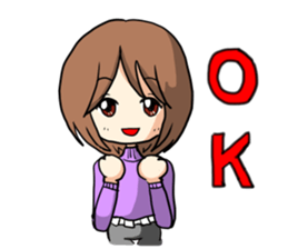 Kansai diet Girls sticker #2868816