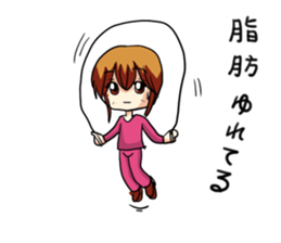 Kansai diet Girls sticker #2868825