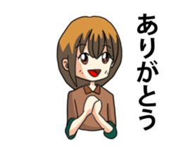 Kansai diet Girls sticker #2868838