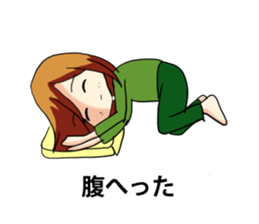 Kansai diet Girls sticker #2868841