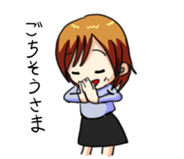 Kansai diet Girls sticker #2868848