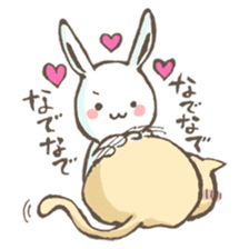 Everyday of rabbit and cat sticker #2869320