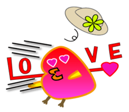 A chick with shining eyes sticker #2869741