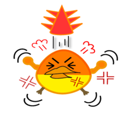 A chick with shining eyes sticker #2869746