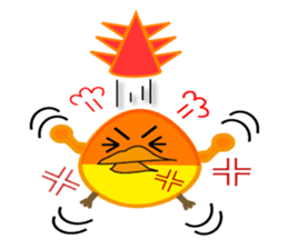 A chick with shining eyes sticker #2869746