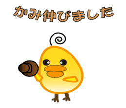 A chick with shining eyes sticker #2869748