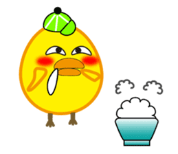 A chick with shining eyes sticker #2869753