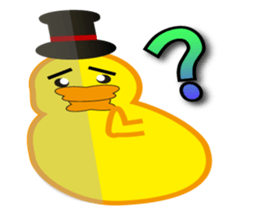 A chick with shining eyes sticker #2869756