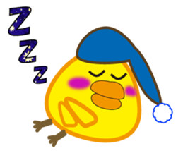 A chick with shining eyes sticker #2869759