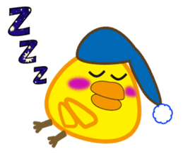 A chick with shining eyes sticker #2869759