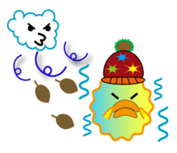 A chick with shining eyes sticker #2869763