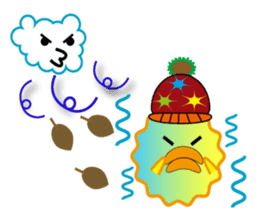 A chick with shining eyes sticker #2869763