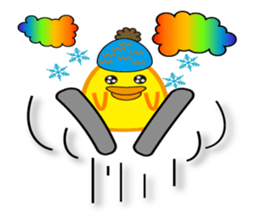 A chick with shining eyes sticker #2869766