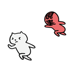 The cat which escapes from reality 2 sticker #2870275