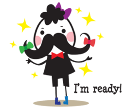 Mr. Moustache sticker #2870739