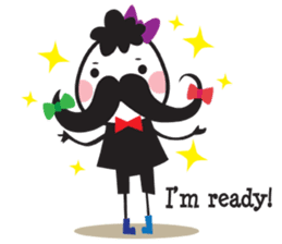 Mr. Moustache sticker #2870739