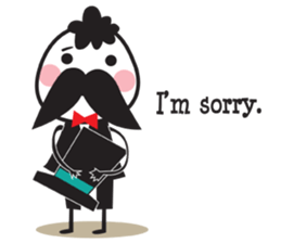 Mr. Moustache sticker #2870742