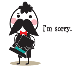 Mr. Moustache sticker #2870742
