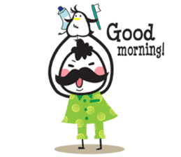 Mr. Moustache sticker #2870745