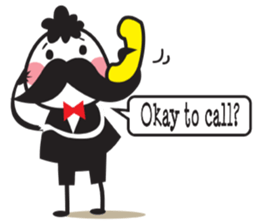 Mr. Moustache sticker #2870751