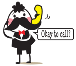 Mr. Moustache sticker #2870751
