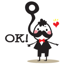 Mr. Moustache sticker #2870752