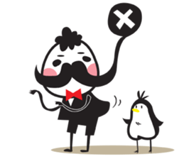 Mr. Moustache sticker #2870753