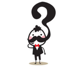 Mr. Moustache sticker #2870754