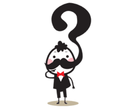 Mr. Moustache sticker #2870754