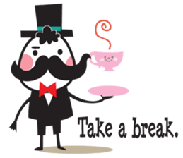 Mr. Moustache sticker #2870757