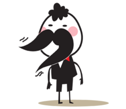 Mr. Moustache sticker #2870760