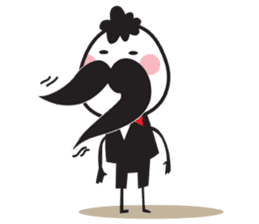 Mr. Moustache sticker #2870760
