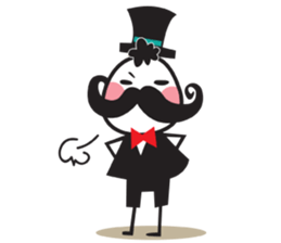 Mr. Moustache sticker #2870761