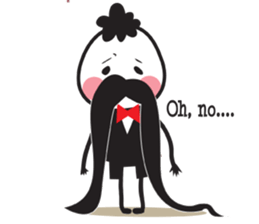 Mr. Moustache sticker #2870762