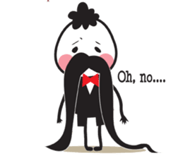 Mr. Moustache sticker #2870762