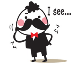 Mr. Moustache sticker #2870763