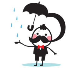 Mr. Moustache sticker #2870764