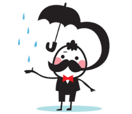 Mr. Moustache sticker #2870764