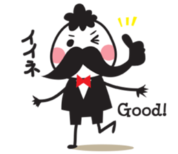 Mr. Moustache sticker #2870766