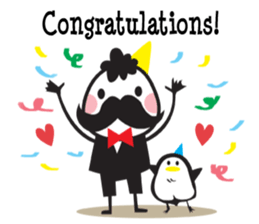 Mr. Moustache sticker #2870770